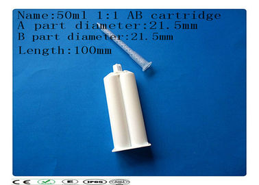 Cartouche de colle d'ab, double cartouche du 1:1 50ml, baril de seringue