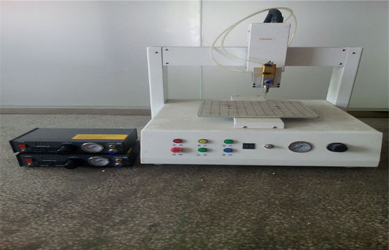 Machine de distribution AC110 220V 300W de la précision 3 de colle à grande vitesse d'axe