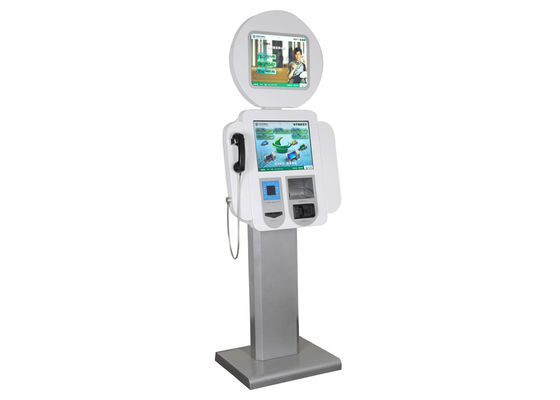 Kiosques de multimédia de forme de robot, scanner de code à barres et téléphone S802