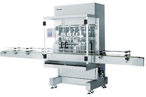 Têtes de 2 pneumatiques de Machine de remplissage de Piston liquide automatique, avec convoyeur standard 6 m