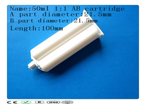 Cartouche de colle d'ab, double cartouche du 1:1 50ml, baril de seringue