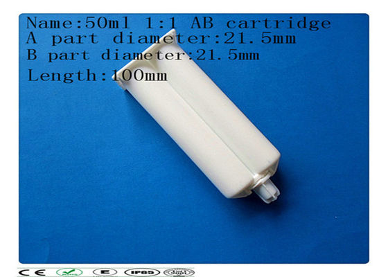 Cartouche de colle d'ab, double cartouche du 1:1 50ml, baril de seringue