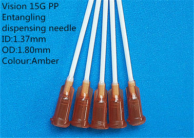 Corrosion résistant à l'aiguille principale de distribution de colle flexible de 15g pp