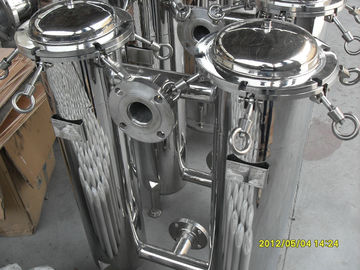 5" plastique industriel de logement de filtre à manches pour enduire, ASTM solides solubles 304/solides solubles 316