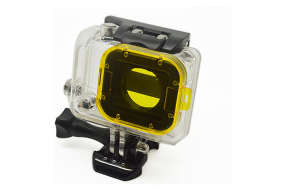 Accessoires sous-marins d'appareil-photo, commande numérique par ordinateur de rouge bleu sous le filtre de mer pour le héros de GoPro
