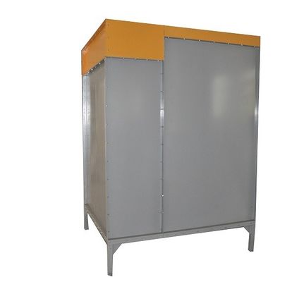 Cabines de jet commerciales faites maison de revêtement de poudre avec deux cartouches filtrantes