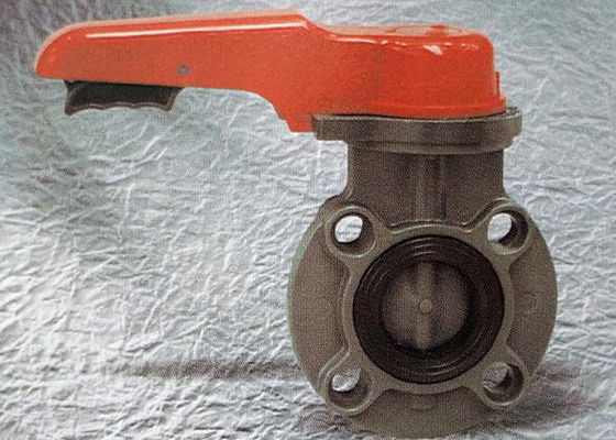 La corrosion résistent à la vanne papillon en plastique pour le système sifflant de décapage à l'acide, UPVC, CPVC, PVDF, pp, PPH fabriqué