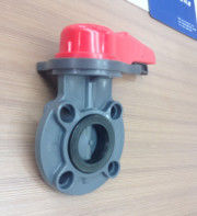 Norme ANSI/DIN/JIS électriques en plastique de l'opération PN1.0Mpa de déclencheur de vanne papillon de PVDF