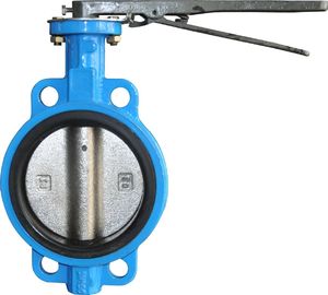 Vannes papillon posées par métal de fonte avec l'actionneur pneumatique D373H-10K