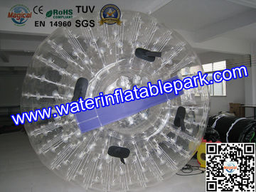 Boule bleue gonflable intéressante commerciale drôle 3m x 2m de Zorb de terre