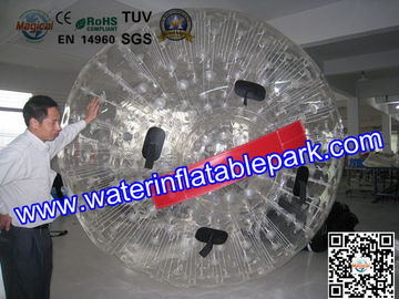 Boule bleue gonflable intéressante commerciale drôle 3m x 2m de Zorb de terre