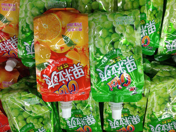 L'emballage adapté aux besoins du client de gelée tiennent la poche de bec en plastique stratifié